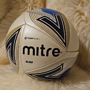 Mitre Alias Kids Soccer Ball - Blue and Gold